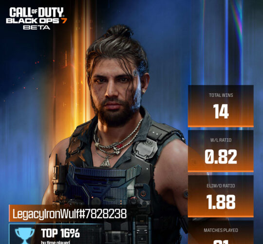 Legacy BO7 Beta Stats